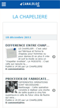 Mobile Screenshot of lachapeliere.canalblog.com