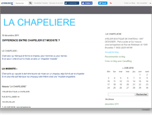 Tablet Screenshot of lachapeliere.canalblog.com