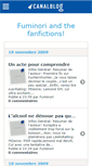 Mobile Screenshot of fuminori.canalblog.com