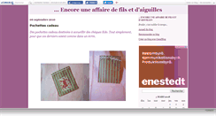 Desktop Screenshot of enfilaiguille.canalblog.com
