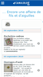 Mobile Screenshot of enfilaiguille.canalblog.com