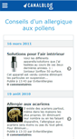 Mobile Screenshot of eviterallergies.canalblog.com