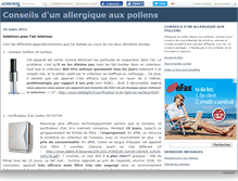 Tablet Screenshot of eviterallergies.canalblog.com