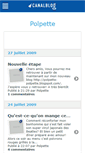 Mobile Screenshot of polpette.canalblog.com