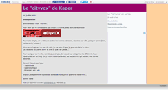 Desktop Screenshot of kaperyvox.canalblog.com