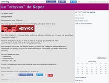 Tablet Screenshot of kaperyvox.canalblog.com