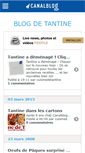 Mobile Screenshot of cuisinedetantine.canalblog.com