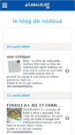Mobile Screenshot of nadoua.canalblog.com