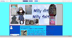 Desktop Screenshot of milyditmilyfait.canalblog.com