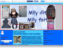 Tablet Screenshot of milyditmilyfait.canalblog.com
