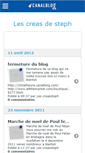 Mobile Screenshot of lescreassteph.canalblog.com
