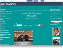 Tablet Screenshot of juliechazarenc.canalblog.com