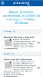 Mobile Screenshot of khahina.canalblog.com