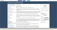 Desktop Screenshot of cancerdupancreas.canalblog.com