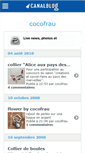 Mobile Screenshot of cocofrau.canalblog.com