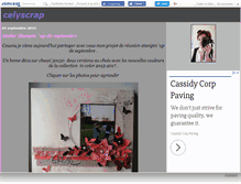 Tablet Screenshot of celyscrap.canalblog.com