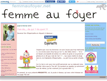 Tablet Screenshot of femmeaufoyer.canalblog.com