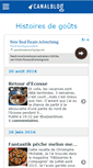 Mobile Screenshot of histoiresdegouts.canalblog.com
