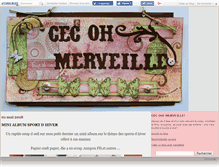 Tablet Screenshot of cecohmerveille.canalblog.com