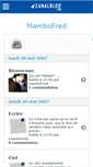 Mobile Screenshot of mambofred.canalblog.com