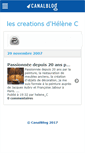 Mobile Screenshot of creationshelenec.canalblog.com