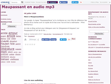 Tablet Screenshot of maupassant.canalblog.com