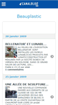 Mobile Screenshot of beauplastic.canalblog.com