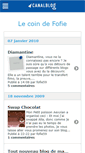 Mobile Screenshot of lecoindefofie.canalblog.com