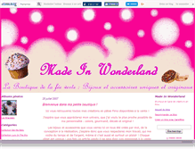 Tablet Screenshot of madeinwonderland.canalblog.com