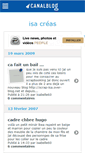 Mobile Screenshot of isacreas.canalblog.com