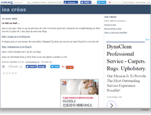 Tablet Screenshot of isacreas.canalblog.com