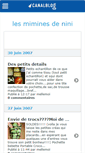 Mobile Screenshot of lesmiminesdenini.canalblog.com