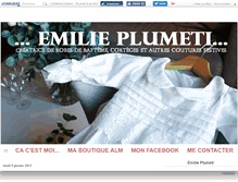 Tablet Screenshot of emilieplumeti.canalblog.com