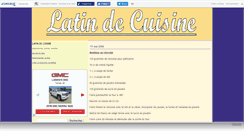 Desktop Screenshot of latindecuisine.canalblog.com