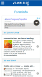 Mobile Screenshot of forminfo.canalblog.com