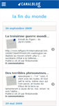 Mobile Screenshot of findumonde2012.canalblog.com