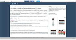 Desktop Screenshot of ligue1fr.canalblog.com