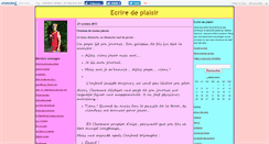 Desktop Screenshot of ecriredeplaisir.canalblog.com
