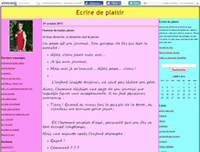 Tablet Screenshot of ecriredeplaisir.canalblog.com