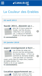 Mobile Screenshot of erables.canalblog.com