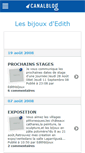 Mobile Screenshot of edithbijoux.canalblog.com