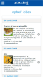 Mobile Screenshot of ophele.canalblog.com