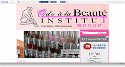 Desktop Screenshot of odealabeaute.canalblog.com