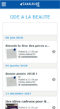 Mobile Screenshot of odealabeaute.canalblog.com