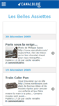 Mobile Screenshot of bellesassiettes.canalblog.com