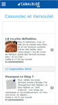 Mobile Screenshot of cassoulek.canalblog.com