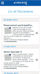 Mobile Screenshot of linetporcelaine.canalblog.com