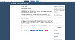 Desktop Screenshot of postpapillons.canalblog.com