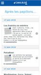 Mobile Screenshot of postpapillons.canalblog.com