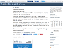 Tablet Screenshot of postpapillons.canalblog.com